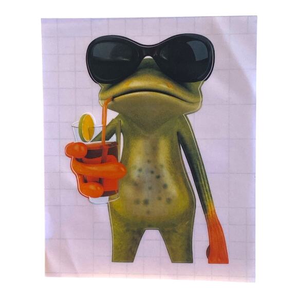 Funny Frog Sticker Set – Frog Decals for Signs, Laptops, Water Bottles Scrapbook - Picture 3 of 7